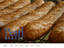 Tablet Screenshot of pearlbakery.com